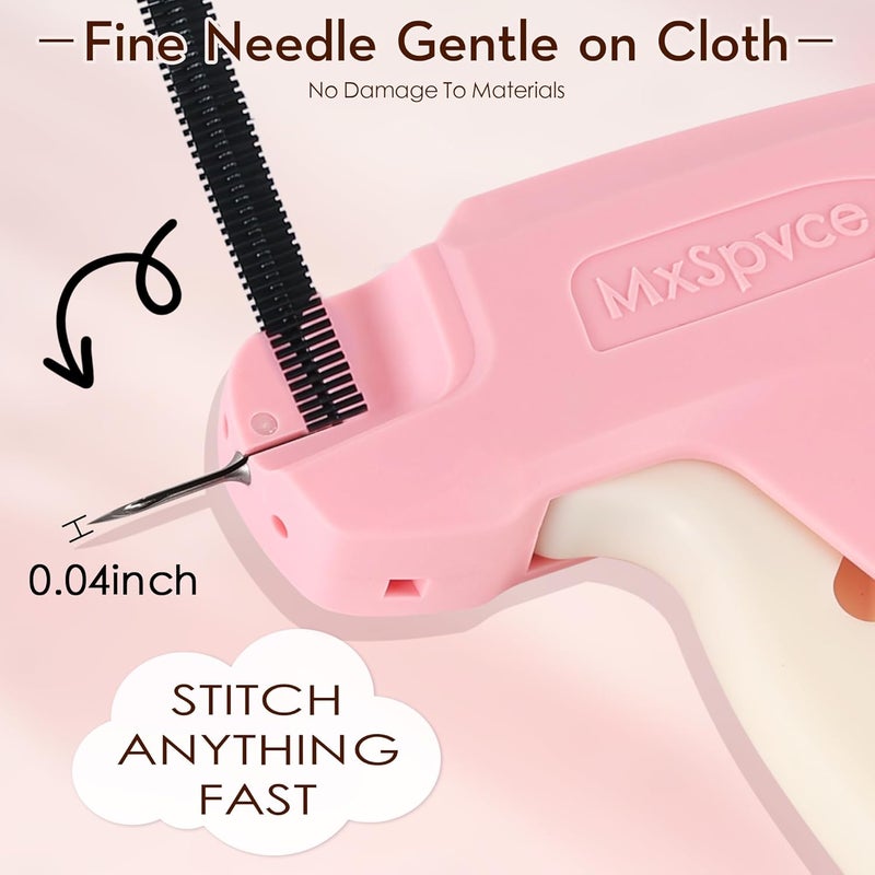 MxSpvce Stitch Gun for clothes No-Sew Hemming Tool- Easy, Portable, Professional-Grade Tagging Gun for Quick, Temporary Hems on Pants, Dresses, Skirts and Sleeves - Image 3